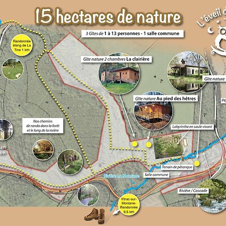 Gite Nature Au Pied Des Hetres Vitrac-sur-Montane المظهر الخارجي الصورة
